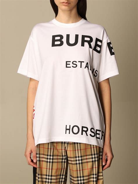 burberry white t shirt women's|burberry white shirt sale.